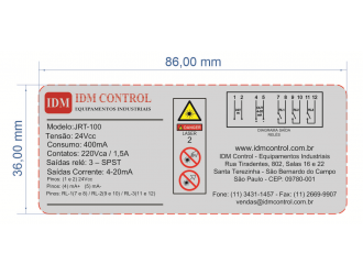 Informações Sensor JRT 100